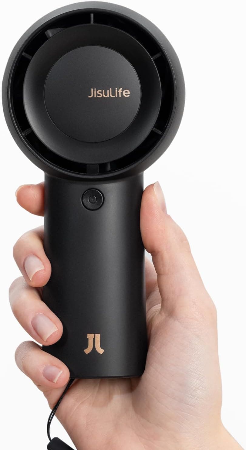 JISULIFE Handheld Turbo Fan 4000mAh USB-C - Image 2